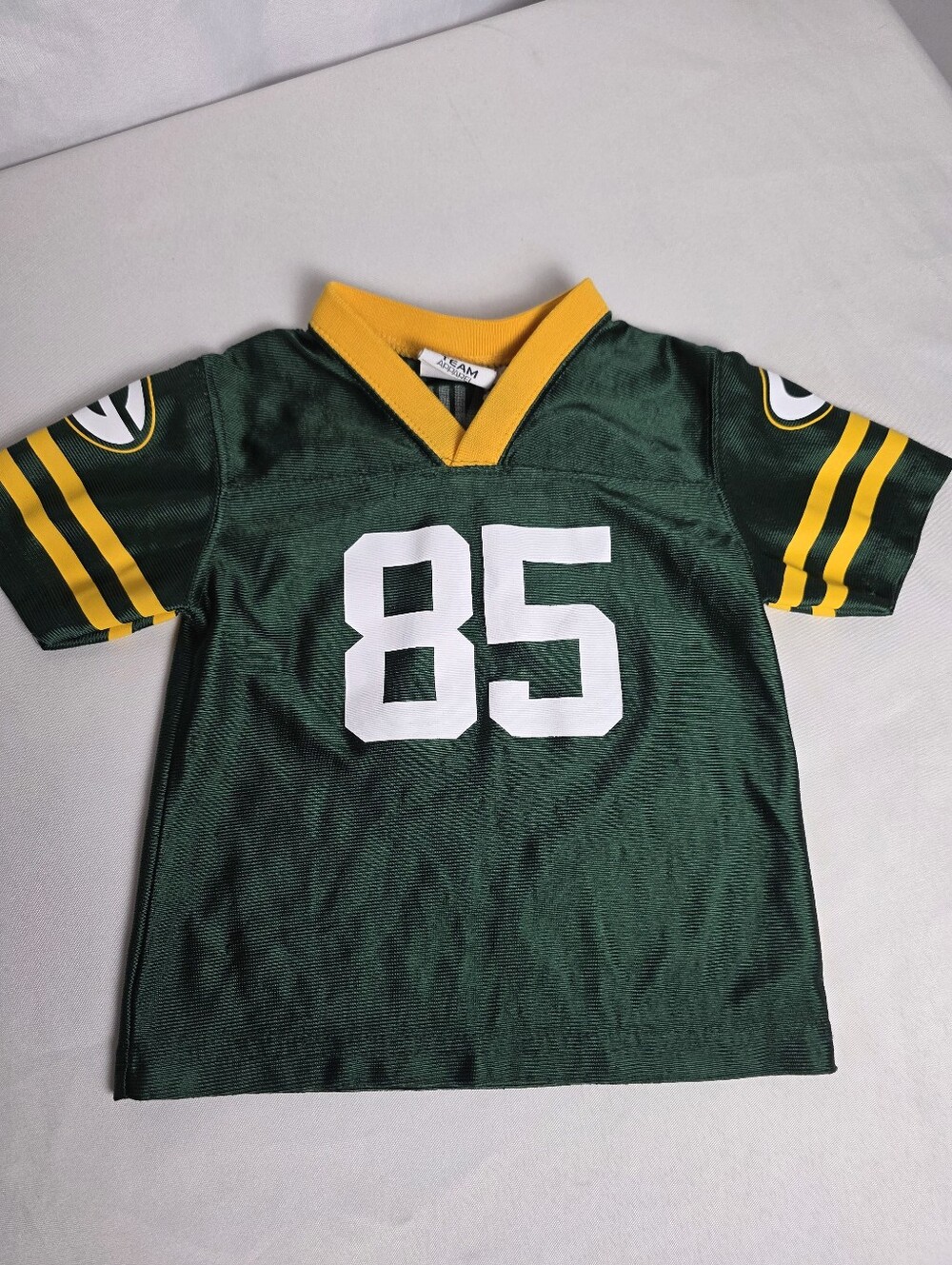 NFL Team Apparel Greenbay Packer Jersey Jennings 85 Toddler 24 Months